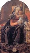 Fra Filippo Lippi Madonna and Child Enthroned oil painting